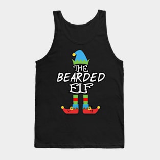 The Bearded Elf Matching Family Group Christmas Party SANTA Tank Top